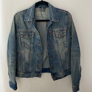 Gap distressed denim jacket